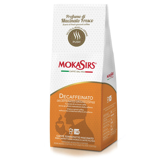 Mokasirs Caffè Decaffeinato - Macinato Moka